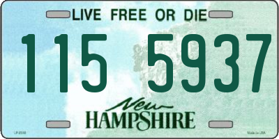 NH license plate 1155937