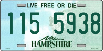 NH license plate 1155938