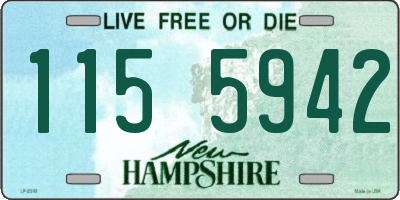 NH license plate 1155942