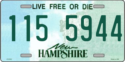 NH license plate 1155944