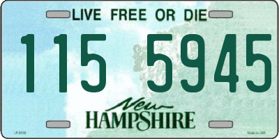NH license plate 1155945
