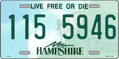 NH license plate 1155946