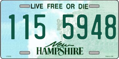 NH license plate 1155948