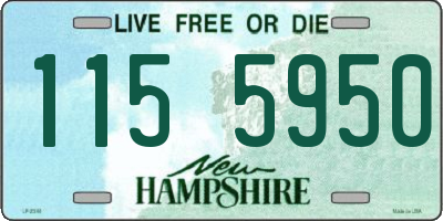 NH license plate 1155950