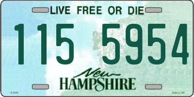 NH license plate 1155954