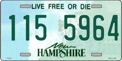 NH license plate 1155964