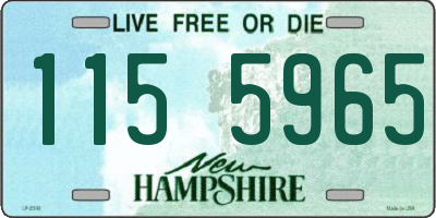 NH license plate 1155965