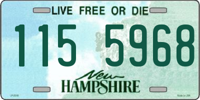 NH license plate 1155968