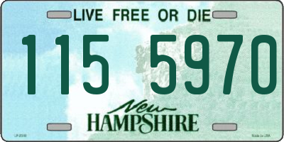 NH license plate 1155970