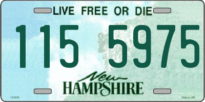 NH license plate 1155975