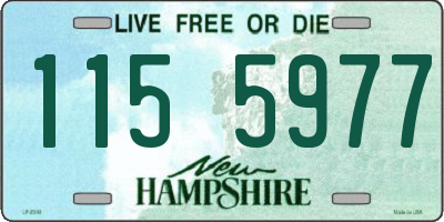 NH license plate 1155977