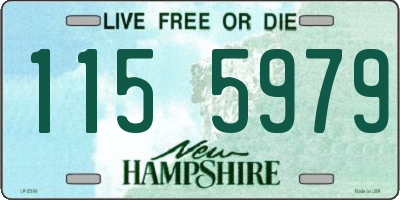 NH license plate 1155979