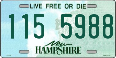 NH license plate 1155988
