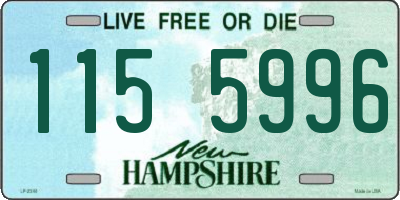 NH license plate 1155996