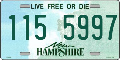NH license plate 1155997