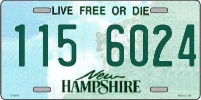 NH license plate 1156024
