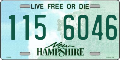 NH license plate 1156046