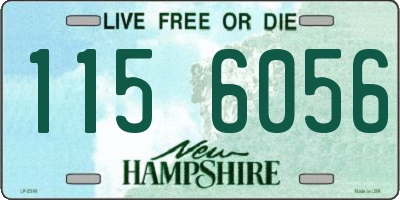 NH license plate 1156056