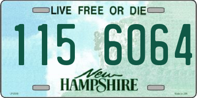 NH license plate 1156064