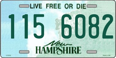 NH license plate 1156082