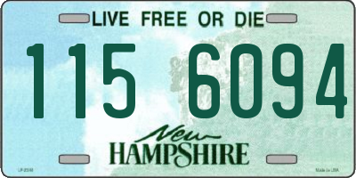NH license plate 1156094