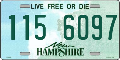 NH license plate 1156097