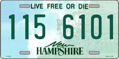 NH license plate 1156101