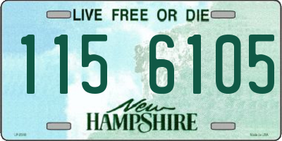 NH license plate 1156105