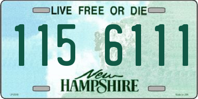 NH license plate 1156111