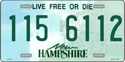 NH license plate 1156112