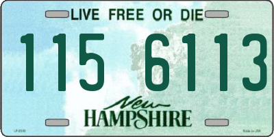 NH license plate 1156113