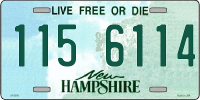 NH license plate 1156114