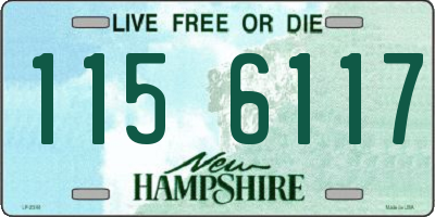 NH license plate 1156117