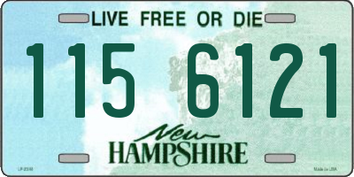 NH license plate 1156121