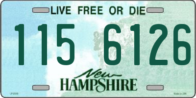 NH license plate 1156126