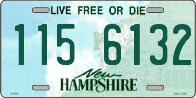 NH license plate 1156132