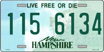 NH license plate 1156134