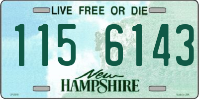 NH license plate 1156143
