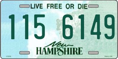 NH license plate 1156149