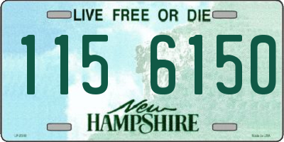 NH license plate 1156150