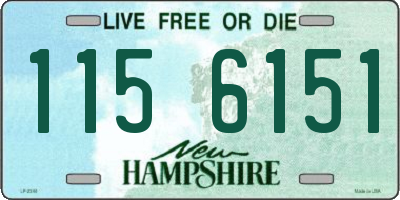 NH license plate 1156151
