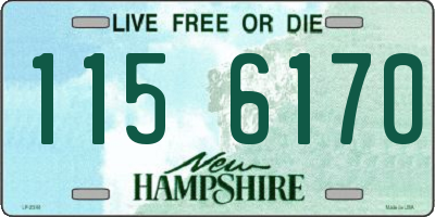 NH license plate 1156170