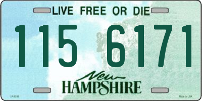 NH license plate 1156171