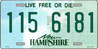 NH license plate 1156181