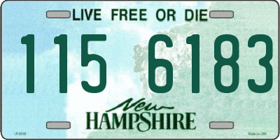 NH license plate 1156183