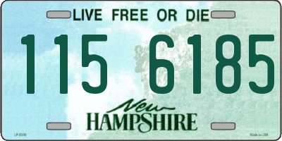 NH license plate 1156185