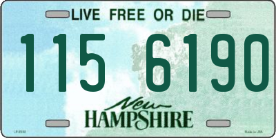 NH license plate 1156190