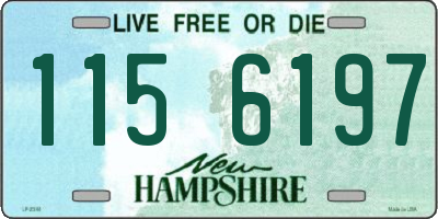 NH license plate 1156197