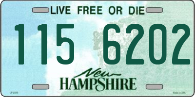 NH license plate 1156202