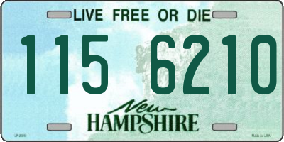 NH license plate 1156210